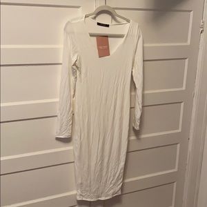 Naked wardrobe baby mama bodycon maternity dress